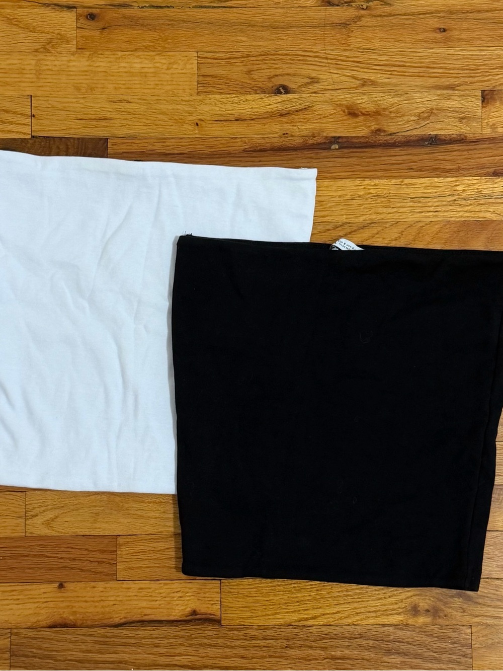 Zara Black and White Tube Tops — Two-Pack